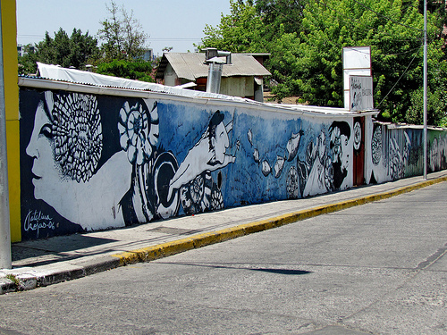 2006 CHILE MURAL PABLO NERUDA